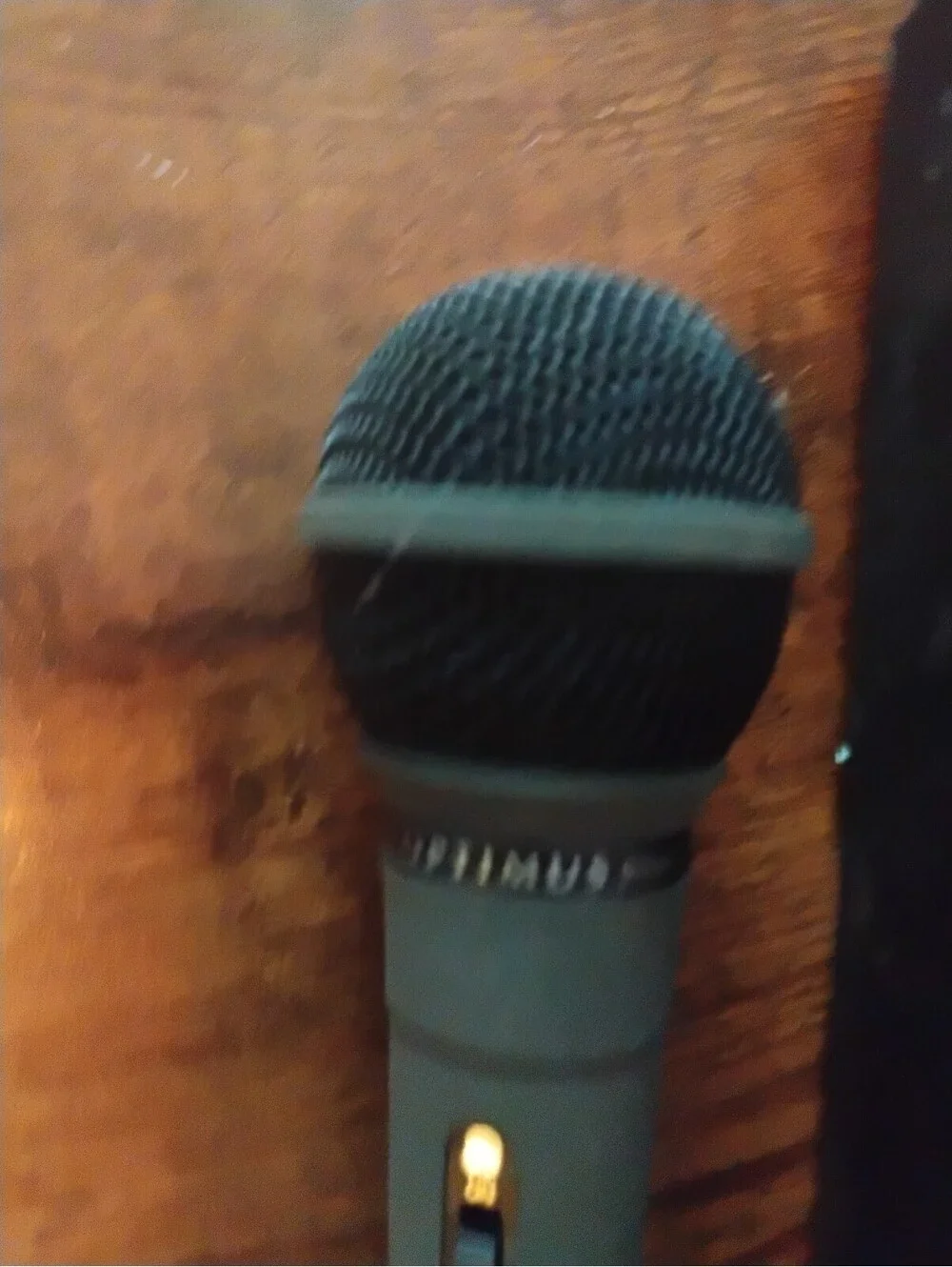 Optimus Unidirectional Dynamic Microphone with Cable and Original Box